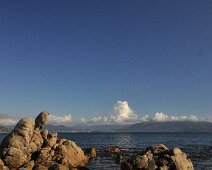 Le Valinco depuis la pointe de Porto Pollo Le Valinco depuis Porto Pollo