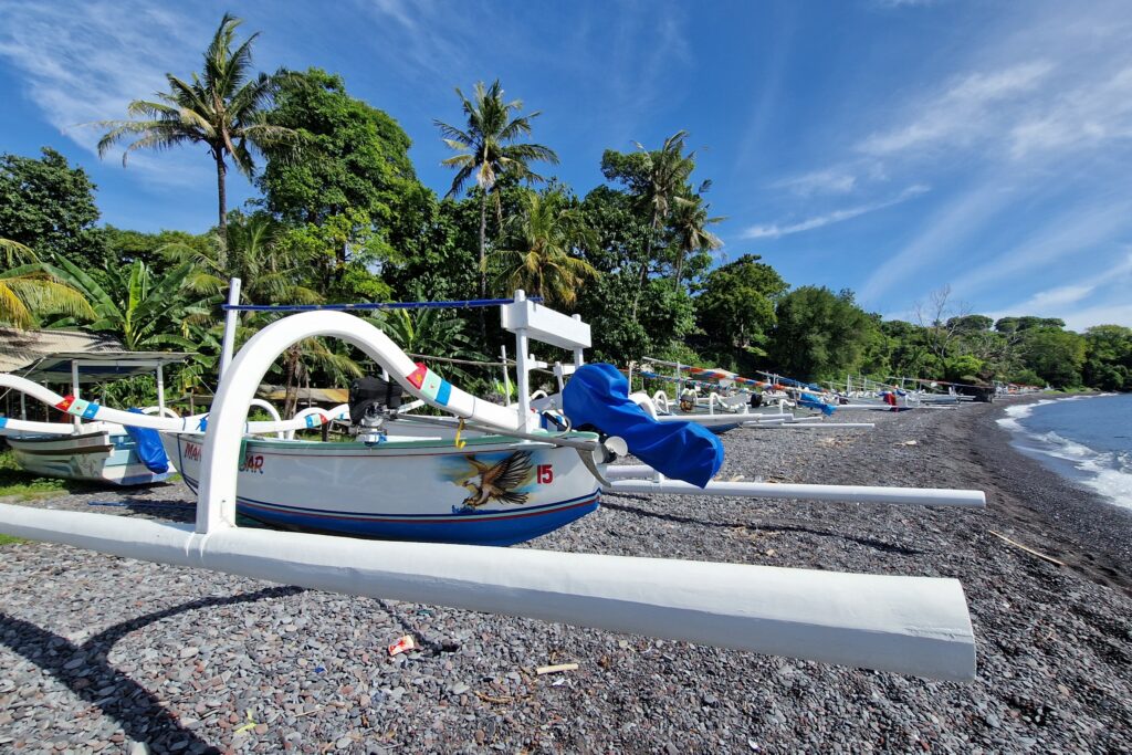 Plage Tulamben Bali, 15 ans après